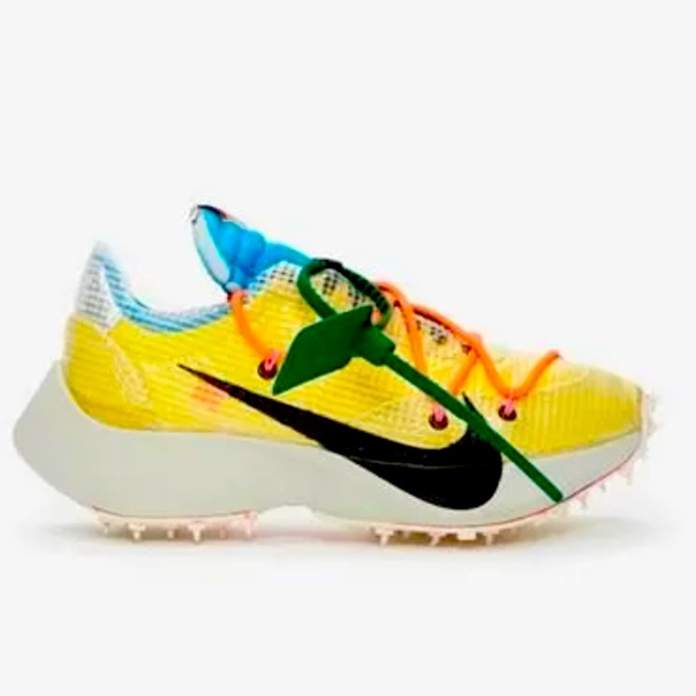 Nike Kids Yellow and Blue Sneakers